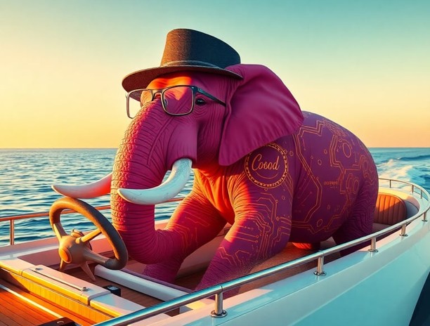Elephant on Boat